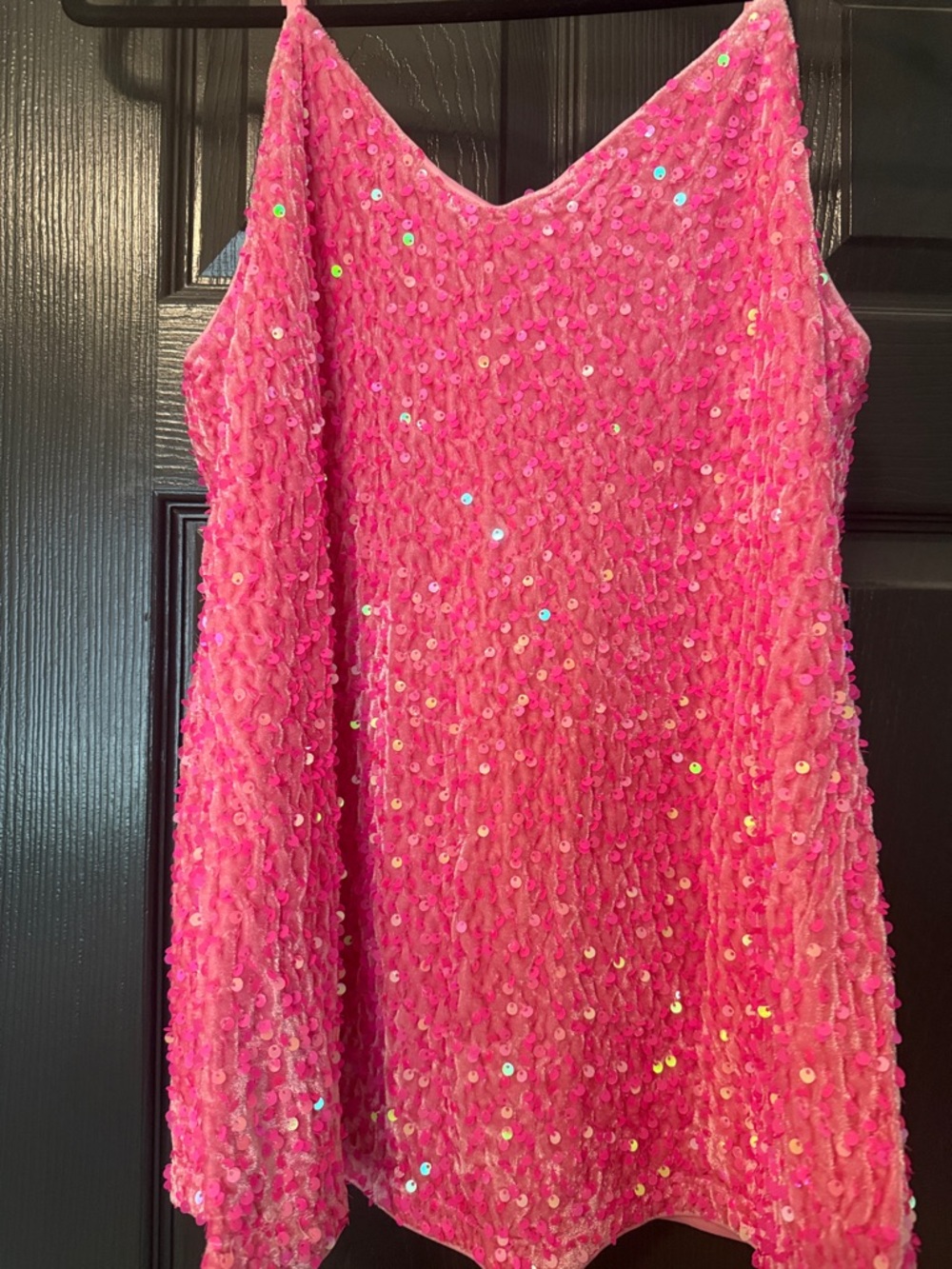 Women’s Pink Sequin Top